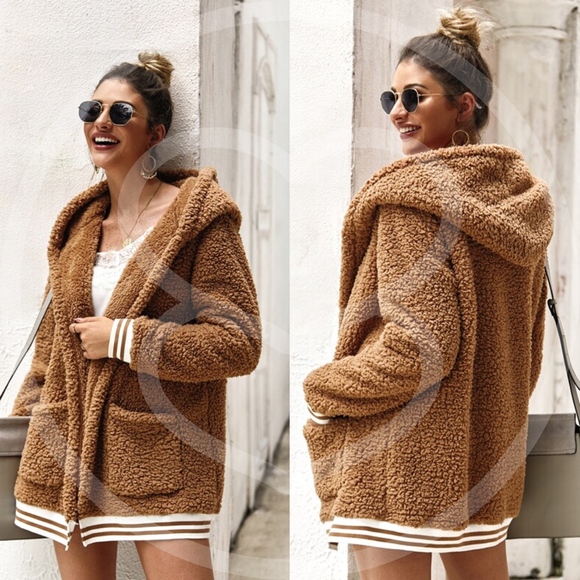 CINDY Furry Blush Hoodie - Picture 2 of 3